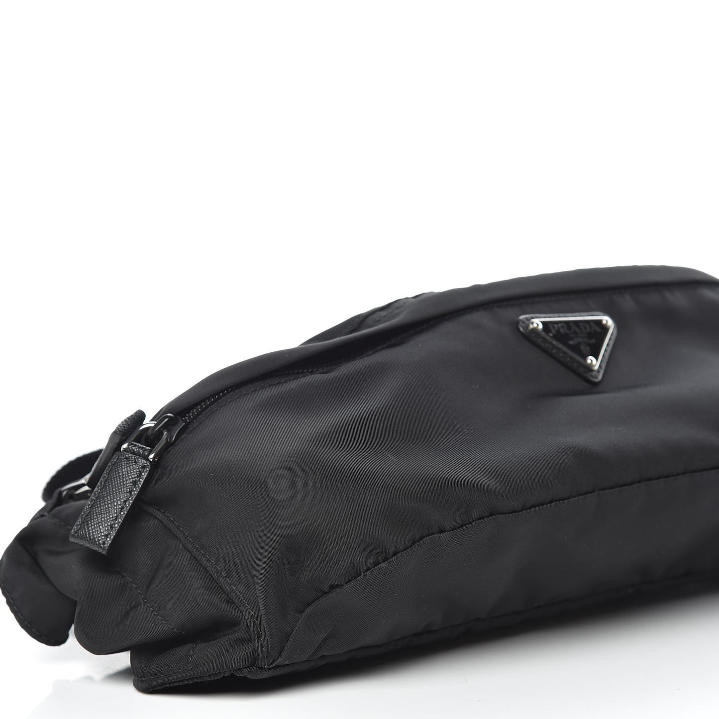 Tessuto Nylon Saffiano Belt Bag Black