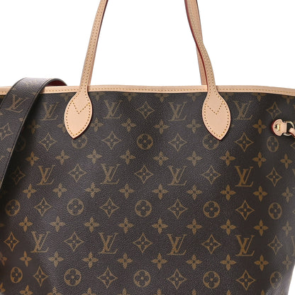 Louis Vuitton Monogram Inside Out Neverfull Bandouliere MM Rouge Sari 7 of 9