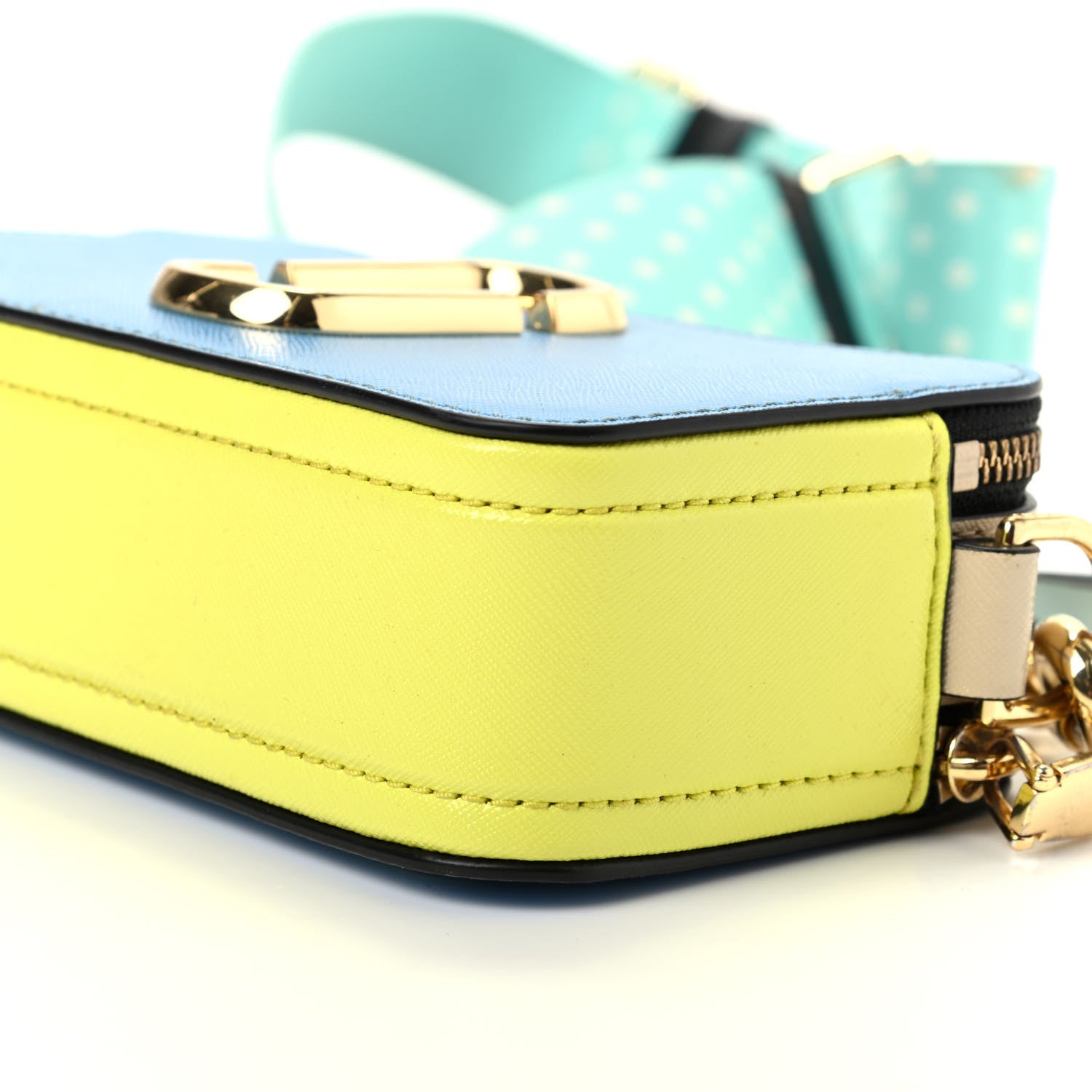 Marc Jacobs Saffiano Small Snapshot Camera Bag Aquaria Multi 7 of 10