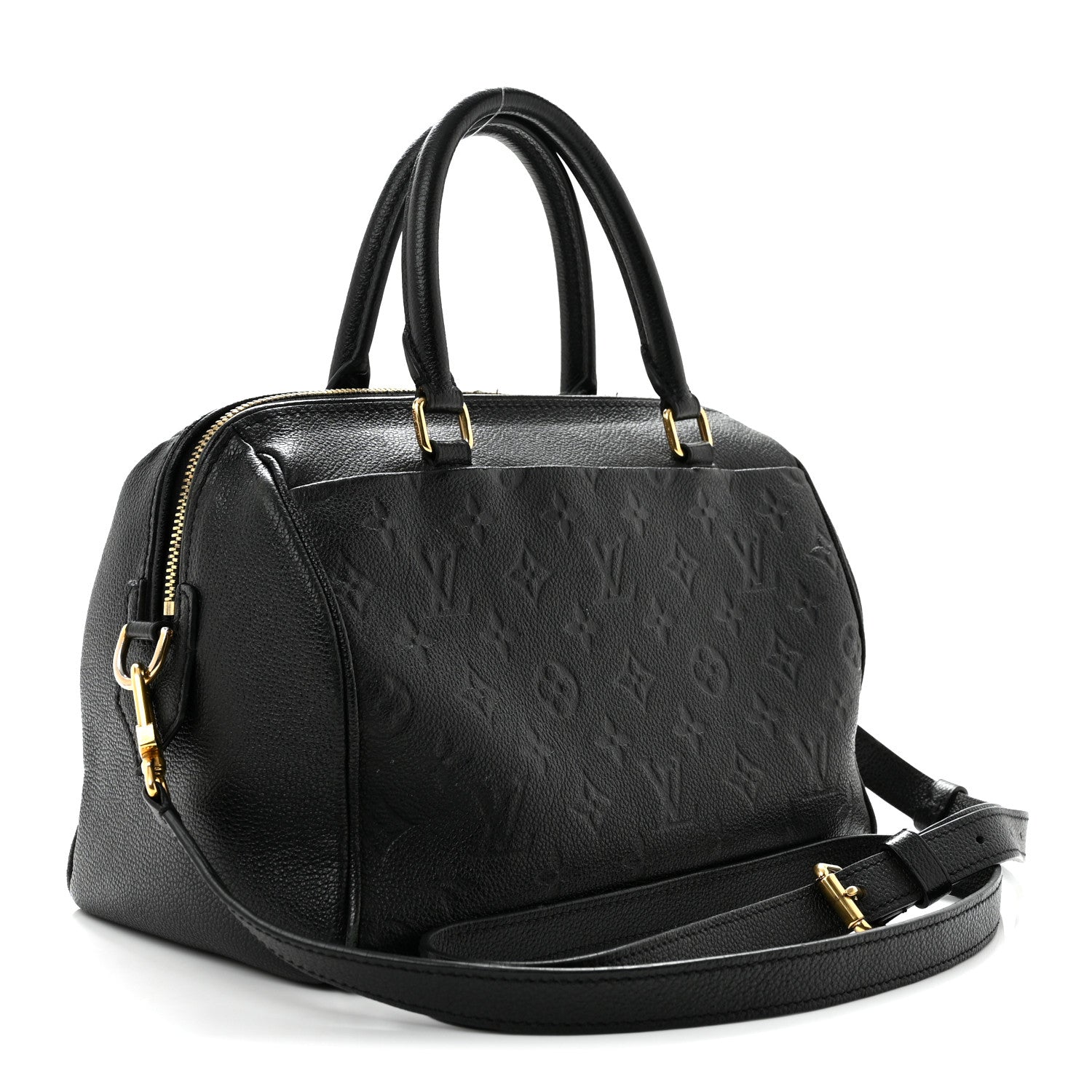 Louis Vuitton Empreinte Speedy Bandouliere 25 NM Black 3 of 15