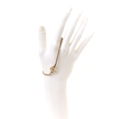 Chanel Crystal CC Chain Bracelet Gold 4 of 5