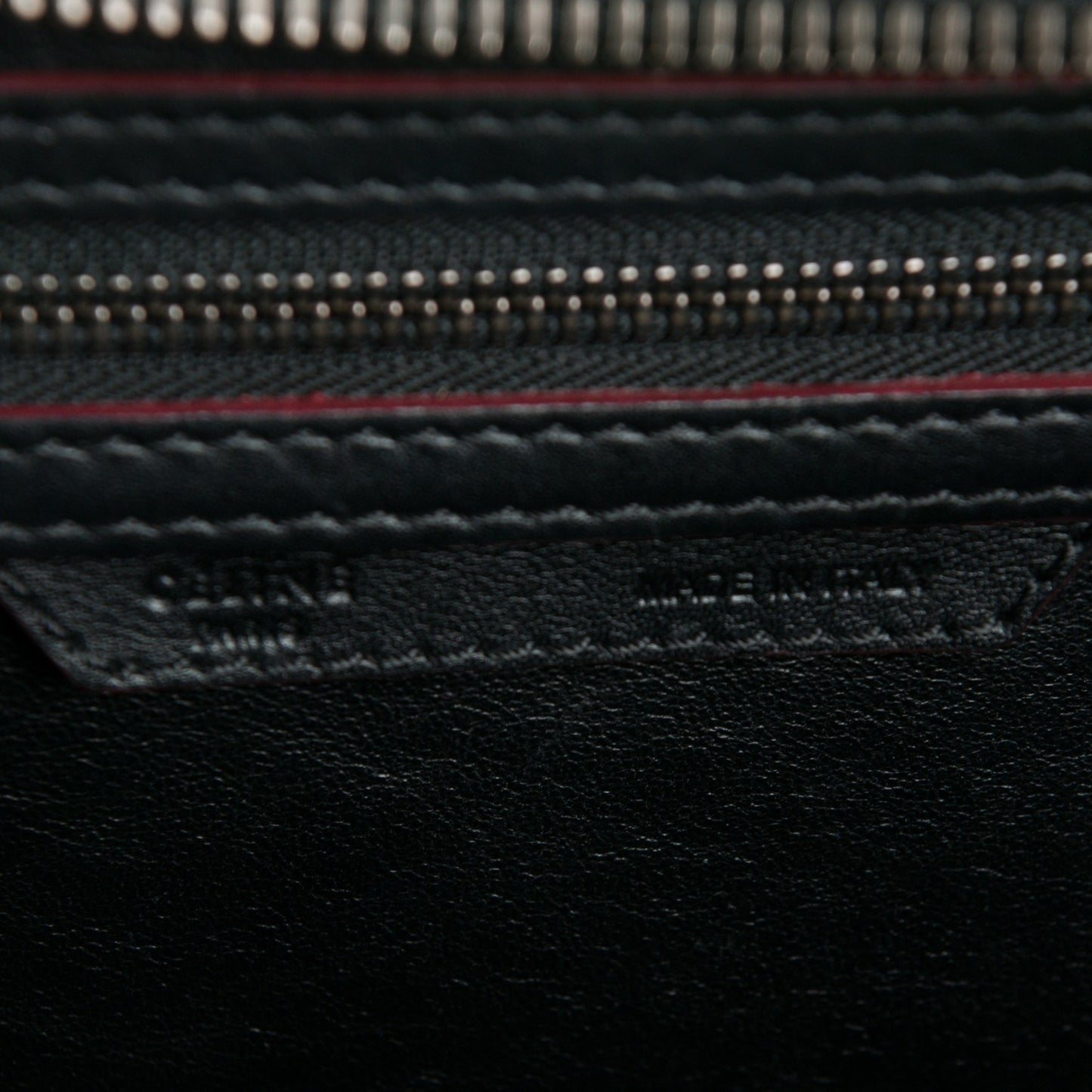 Smooth Calfskin Micro Luggage Black