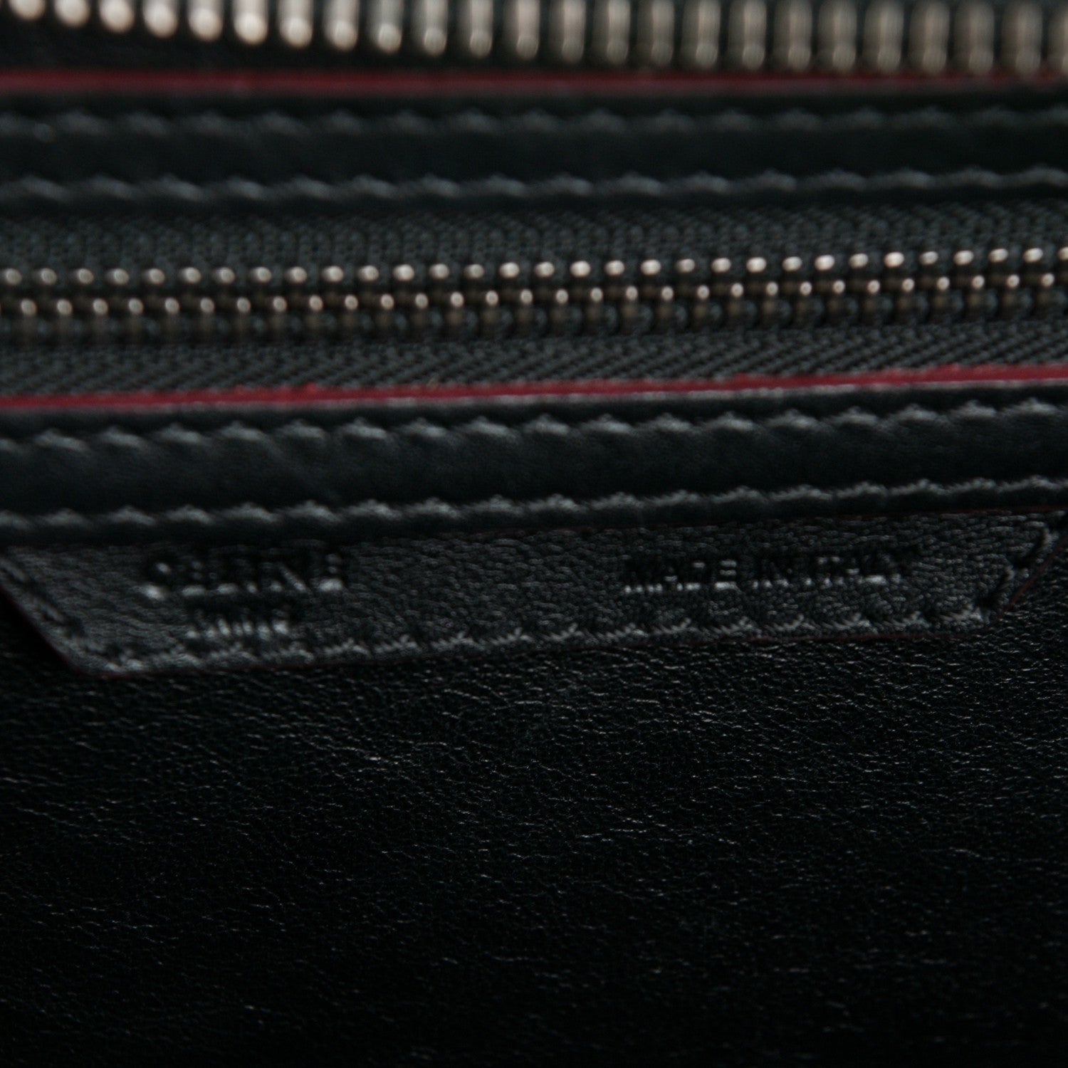 Celine Smooth Calfskin Micro Luggage Black 7 of 7