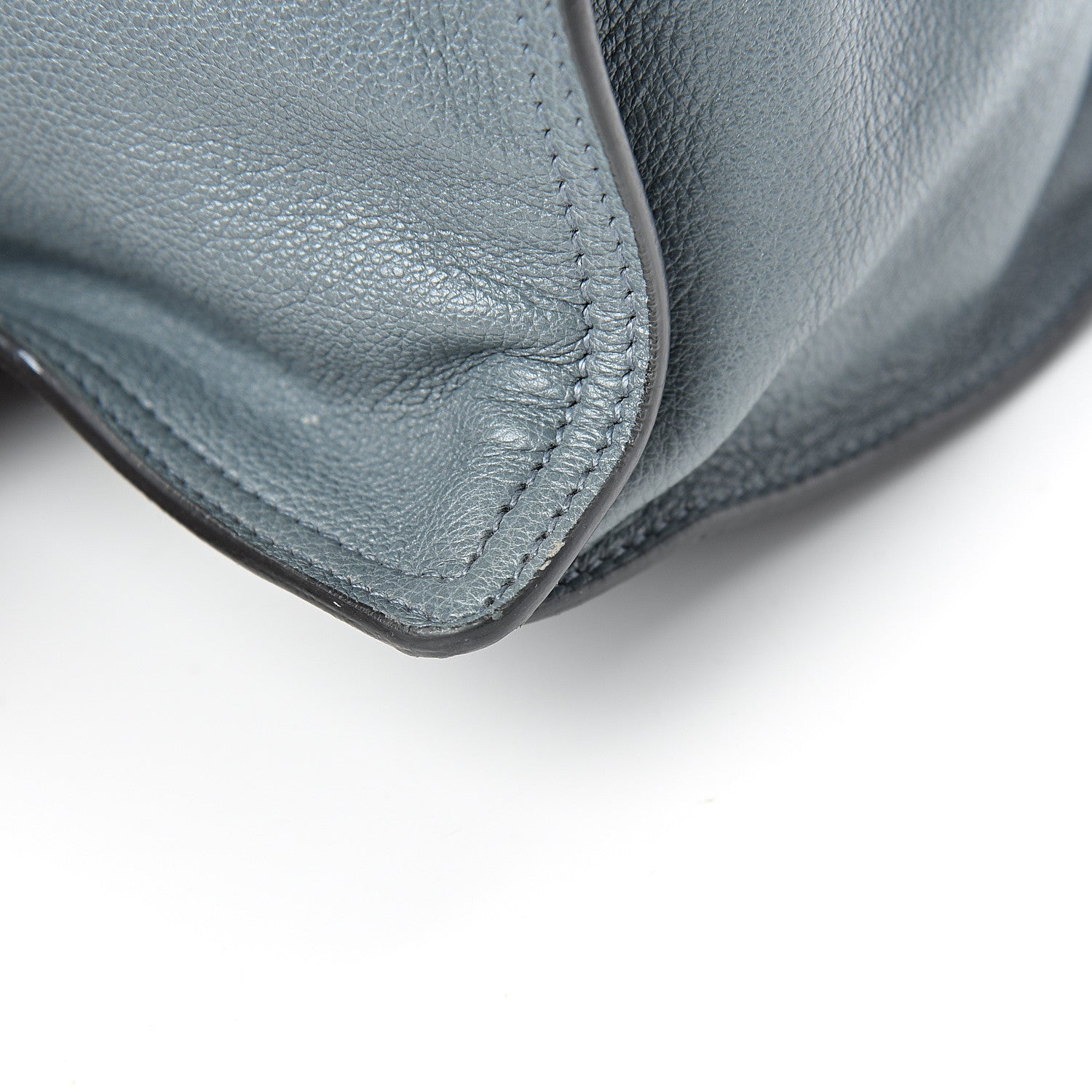 Prada Glace Calf Etiquette Tote Grey 12 of 16