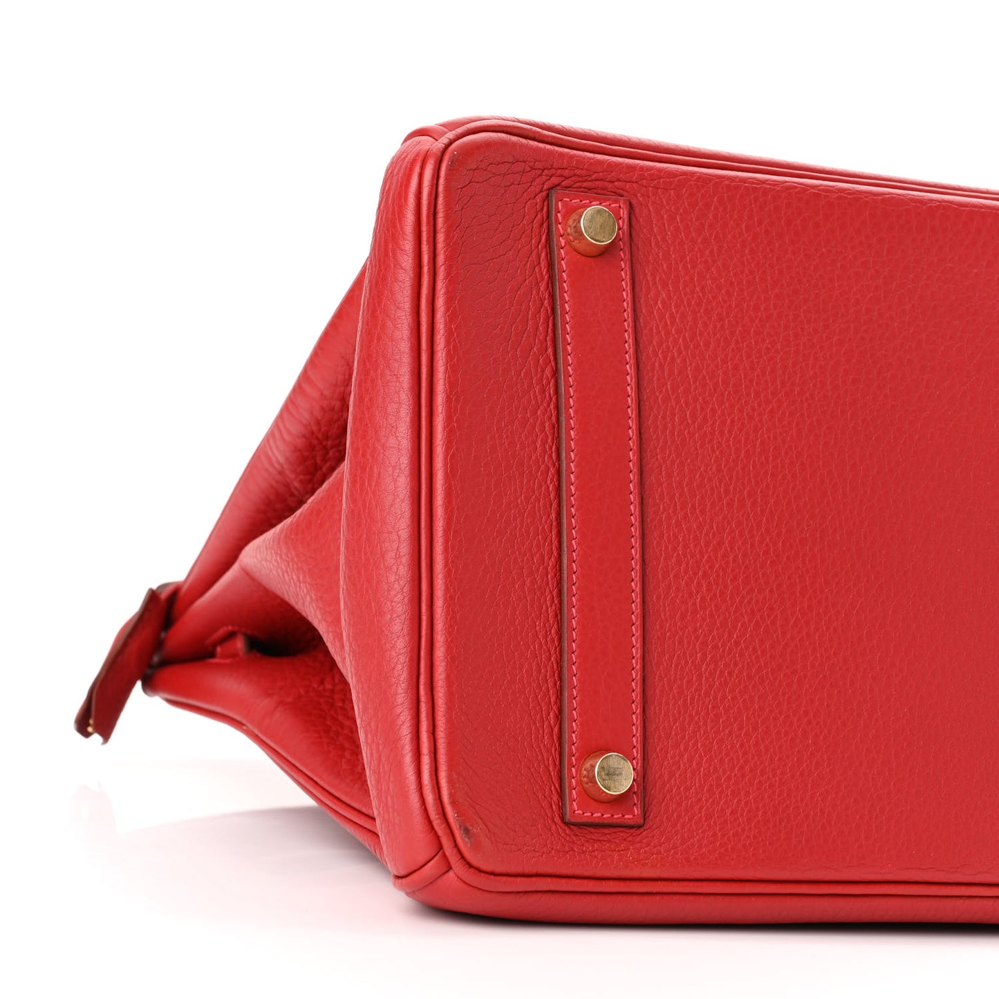 Taurillon Clemence Birkin 35 Rouge Vif