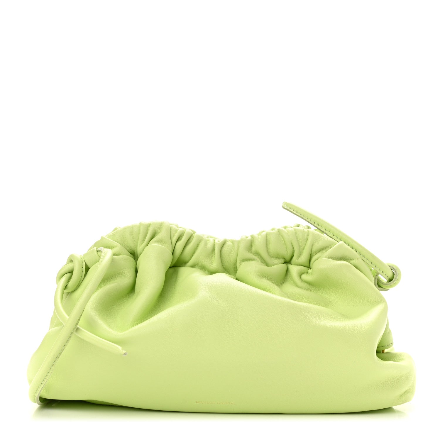Mansur Gavriel Lambskin Mini Cloud Clutch Mint 1 of 9