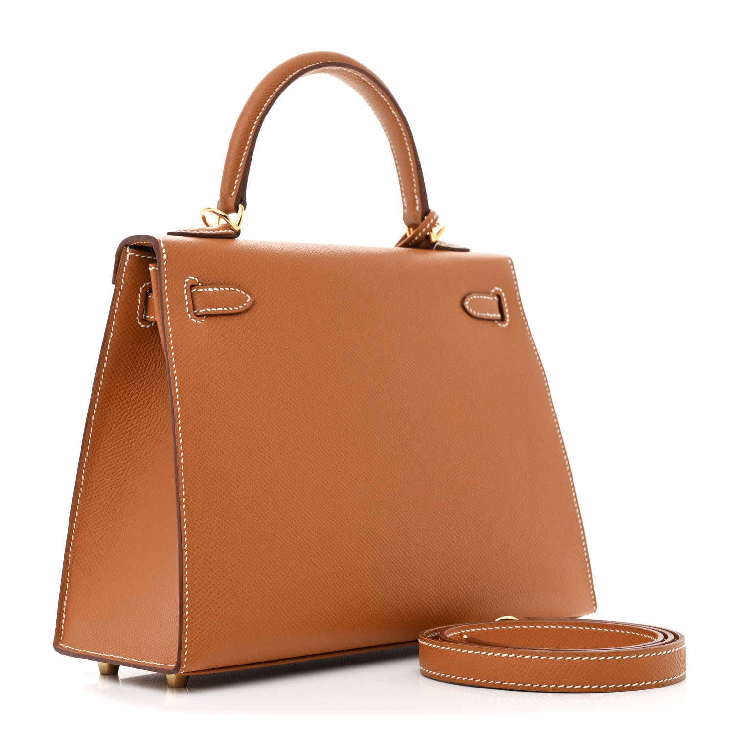 Hermes Epsom Kelly Sellier 25 Gold 2 of 11