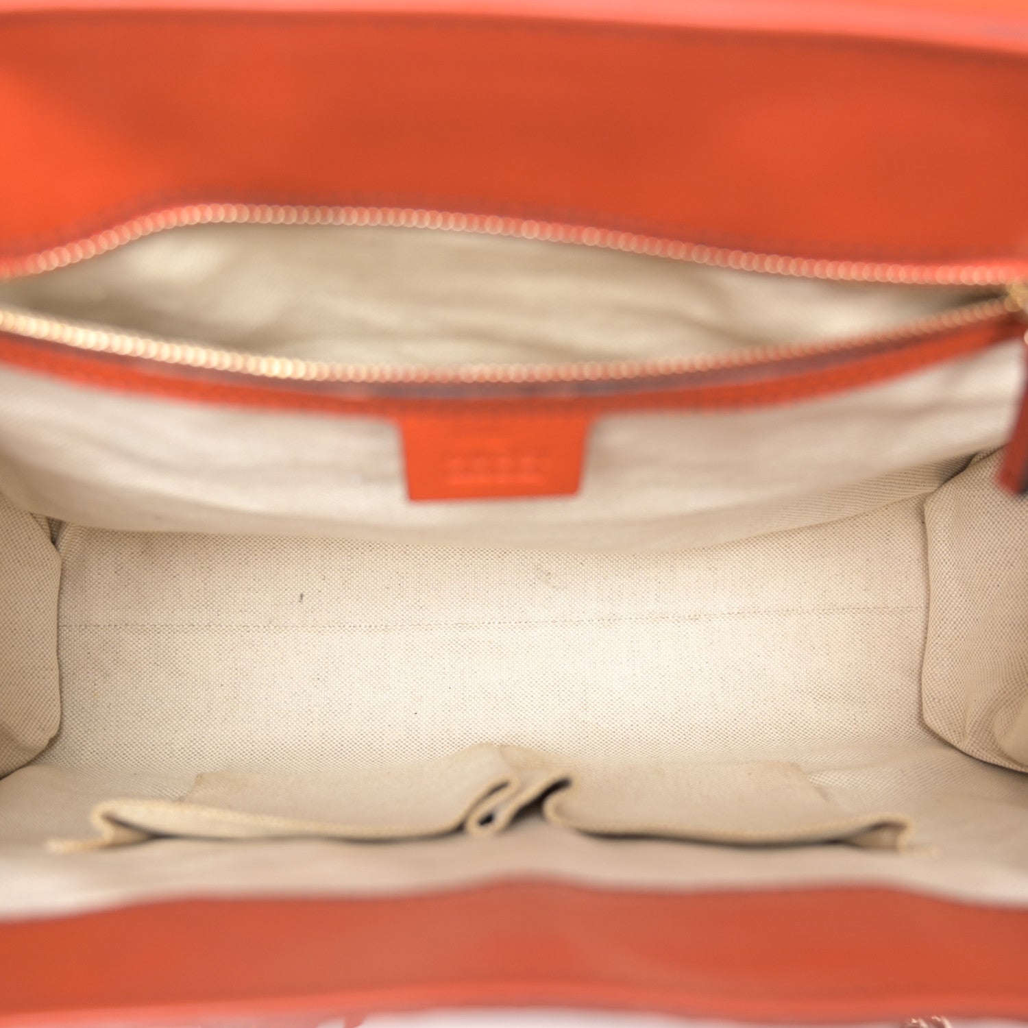 Gucci Guccissima Large Emily Chain Shoulder Bag Sun Orange 5 of 14