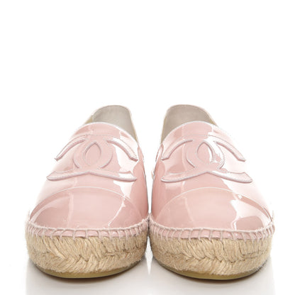 Chanel Patent CC Espadrilles 39 Pink 3 of 10