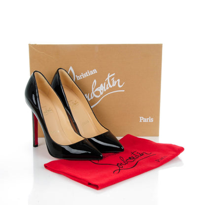 Christian Louboutin Patent Pigalle 120 Pumps 34 Black 7 of 7