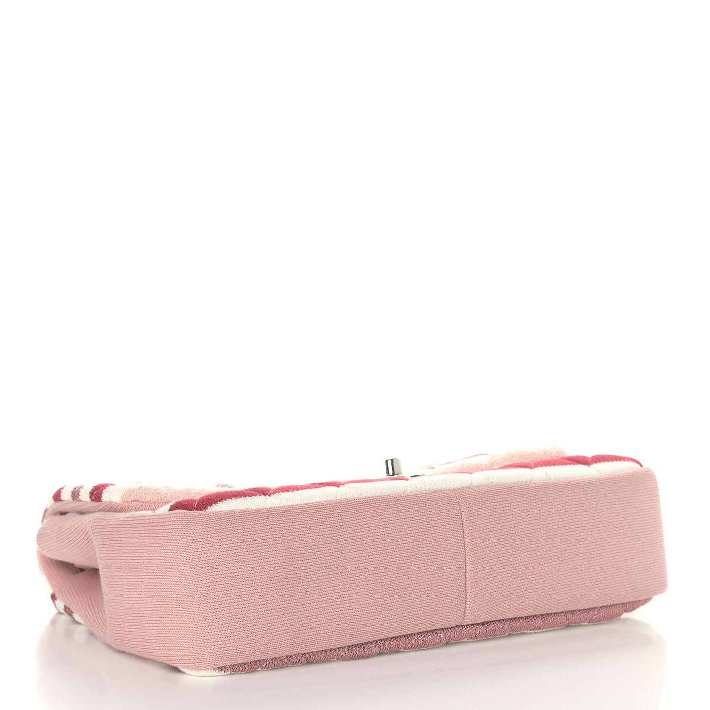 Jersey Felt Quilted Jumbo Flap Red White Pink