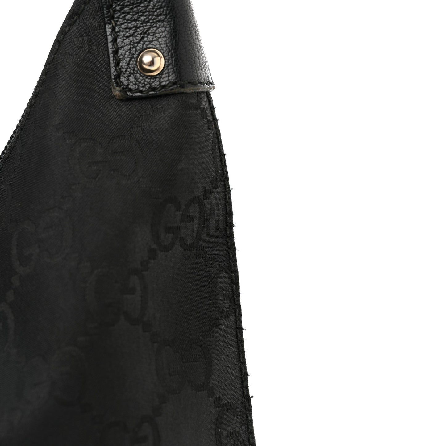 Nylon Monogram Small Hobo Black