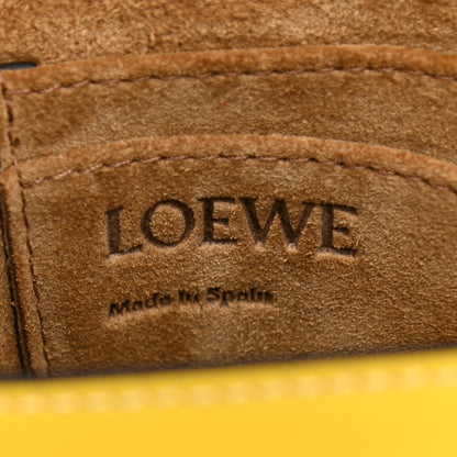 Loewe Calfskin Embroidered Floral Mini Gate Crossbody Bag Yellow 11 of 19