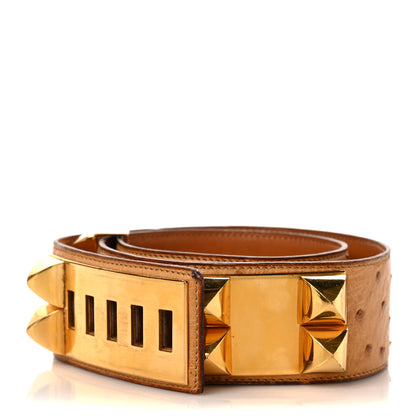 Hermes Ostrich 45mm Collier De Chien CDC Belt 70 2 of 5