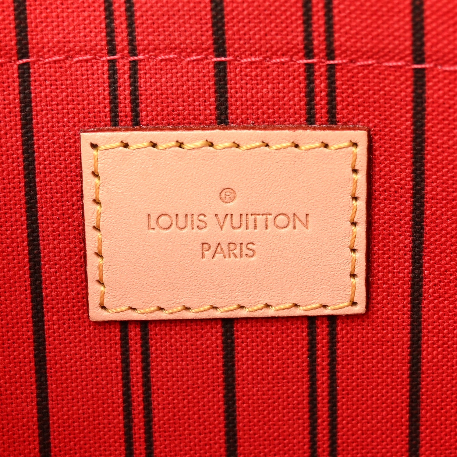 Louis Vuitton Monogram Neverfull MM GM Pochette Cherry 6 of 10
