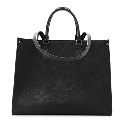 Louis Vuitton Empreinte Monogram Giant Onthego MM Black 1 of 10