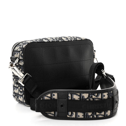 Christian Dior HOMME Oblique Safari Messenger Blue 3 of 9