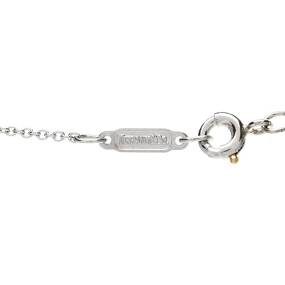 Tiffany Platinum Diamond Small Cross Pendant Necklace 3 of 4