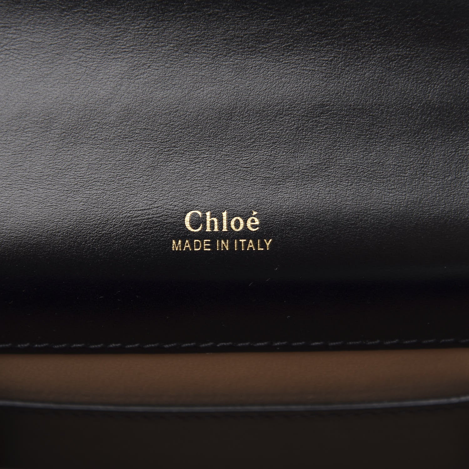Chloe Shiny Goatskin Calfskin Mini Aby Chain Shoulder Bag Black 5 of 11