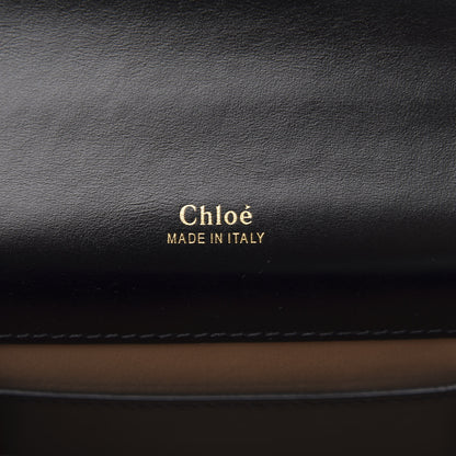 Chloe Shiny Goatskin Calfskin Mini Aby Chain Shoulder Bag Black 5 of 11