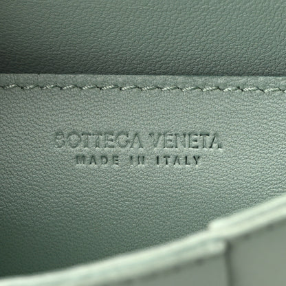 Bottega Veneta Lambskin Maxi Intreccio Small Cassette Crossbody Bag New Sauge 6 of 12