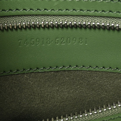 Gucci Senna Calfskin Petite GG Small Tote Bag Green Soil Grass 7 of 10