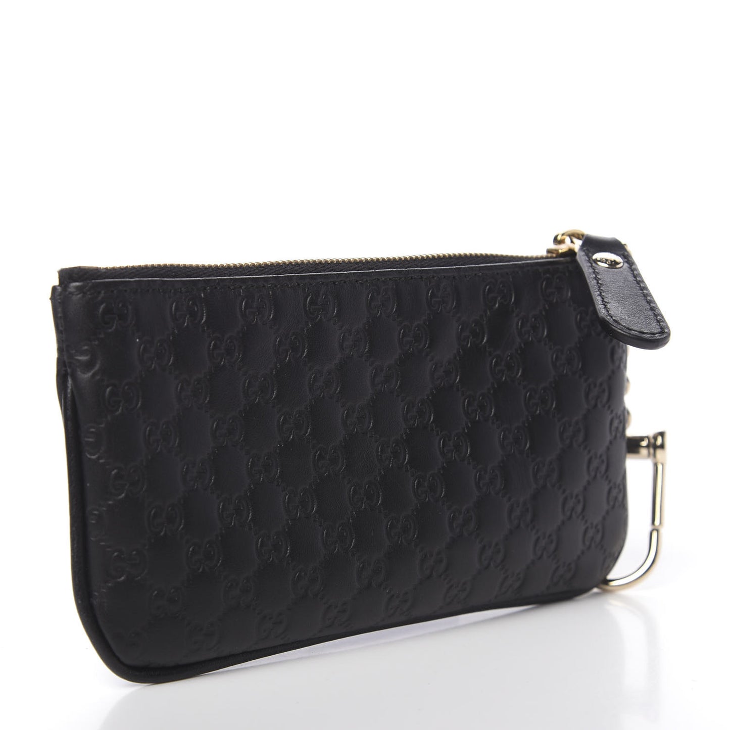 Microguccissima Key Ring Coin Case Black