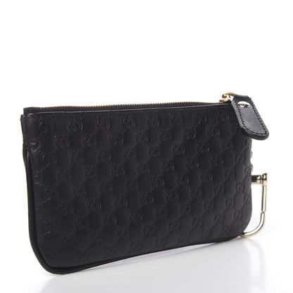Gucci Microguccissima Key Ring Coin Case Black 3 of 8