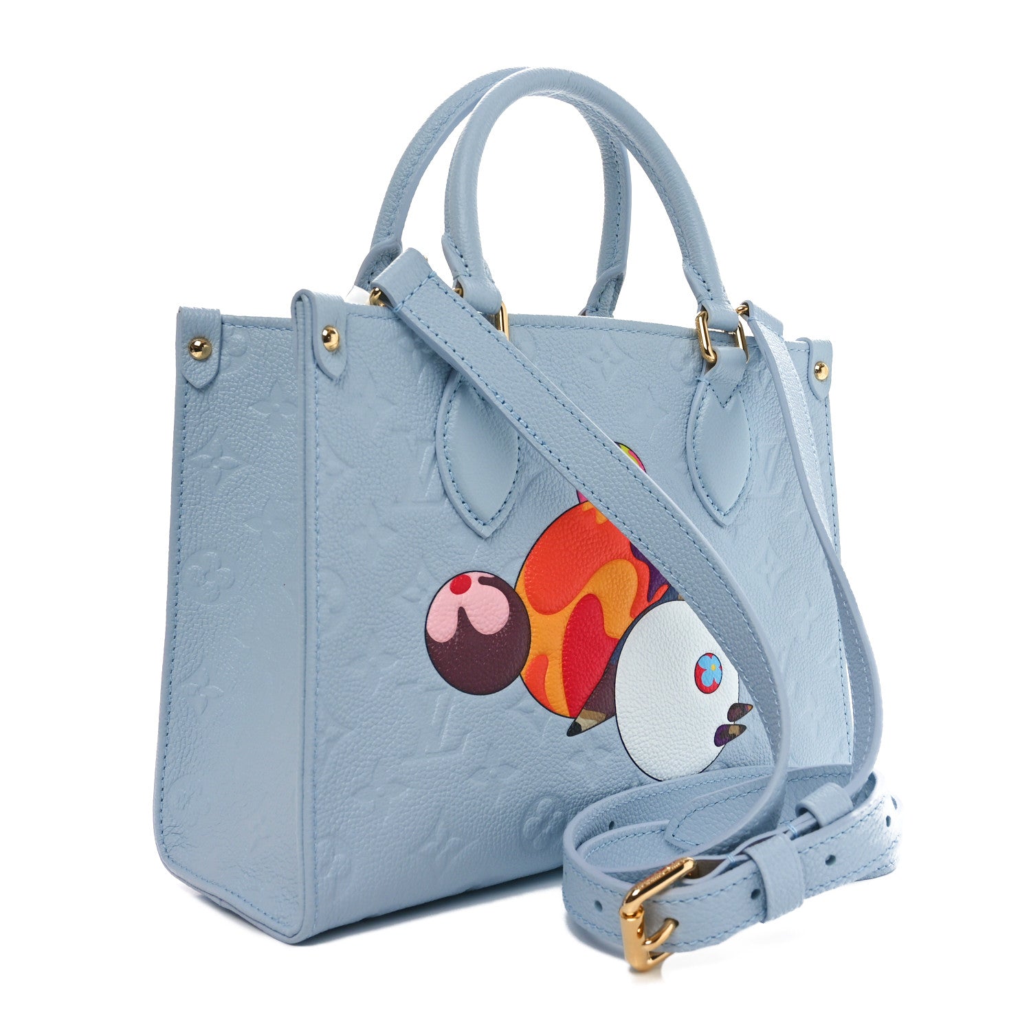 Louis Vuitton LV X TM Empreinte Monogram Superflat Onthego PM Washed Blue 3 of 9