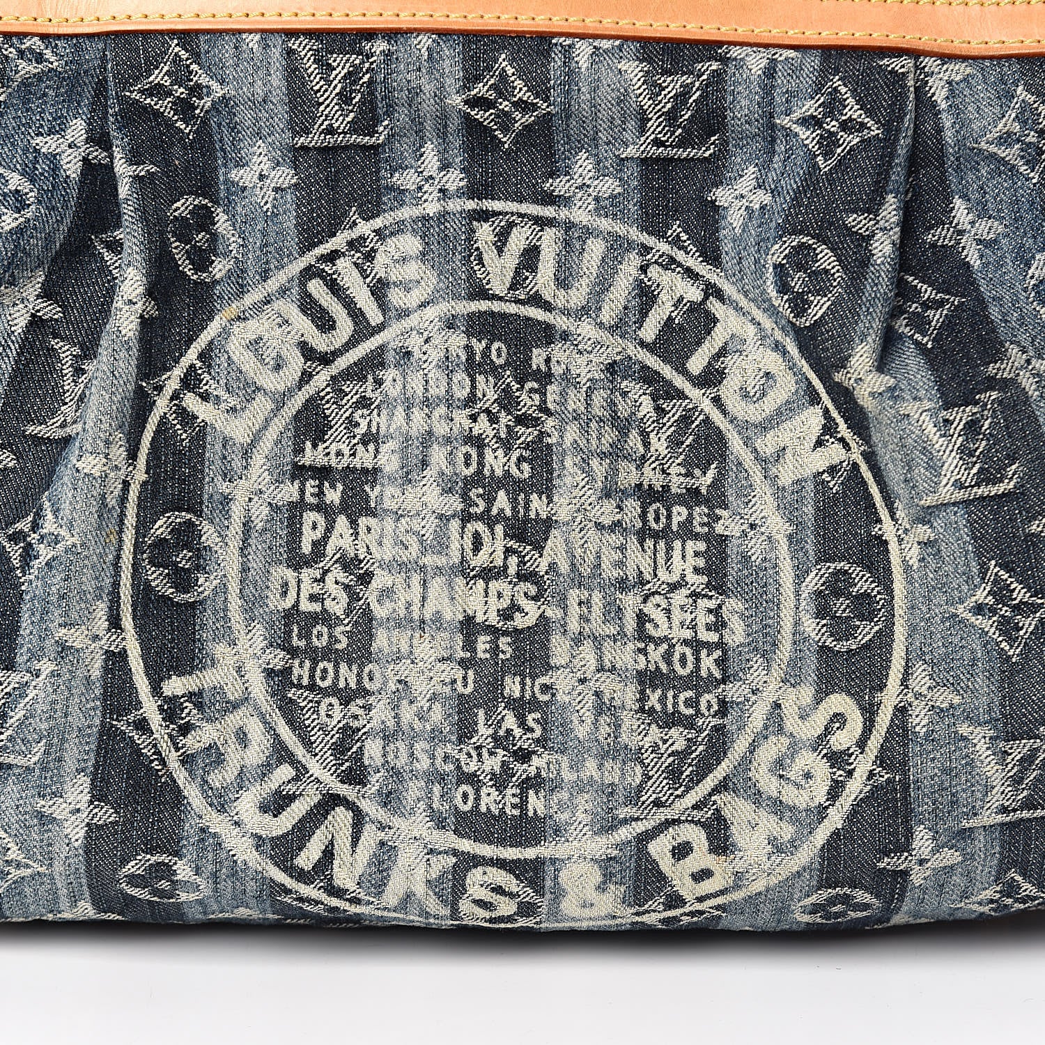 Louis Vuitton Denim Raye Cabas GM 14 of 14