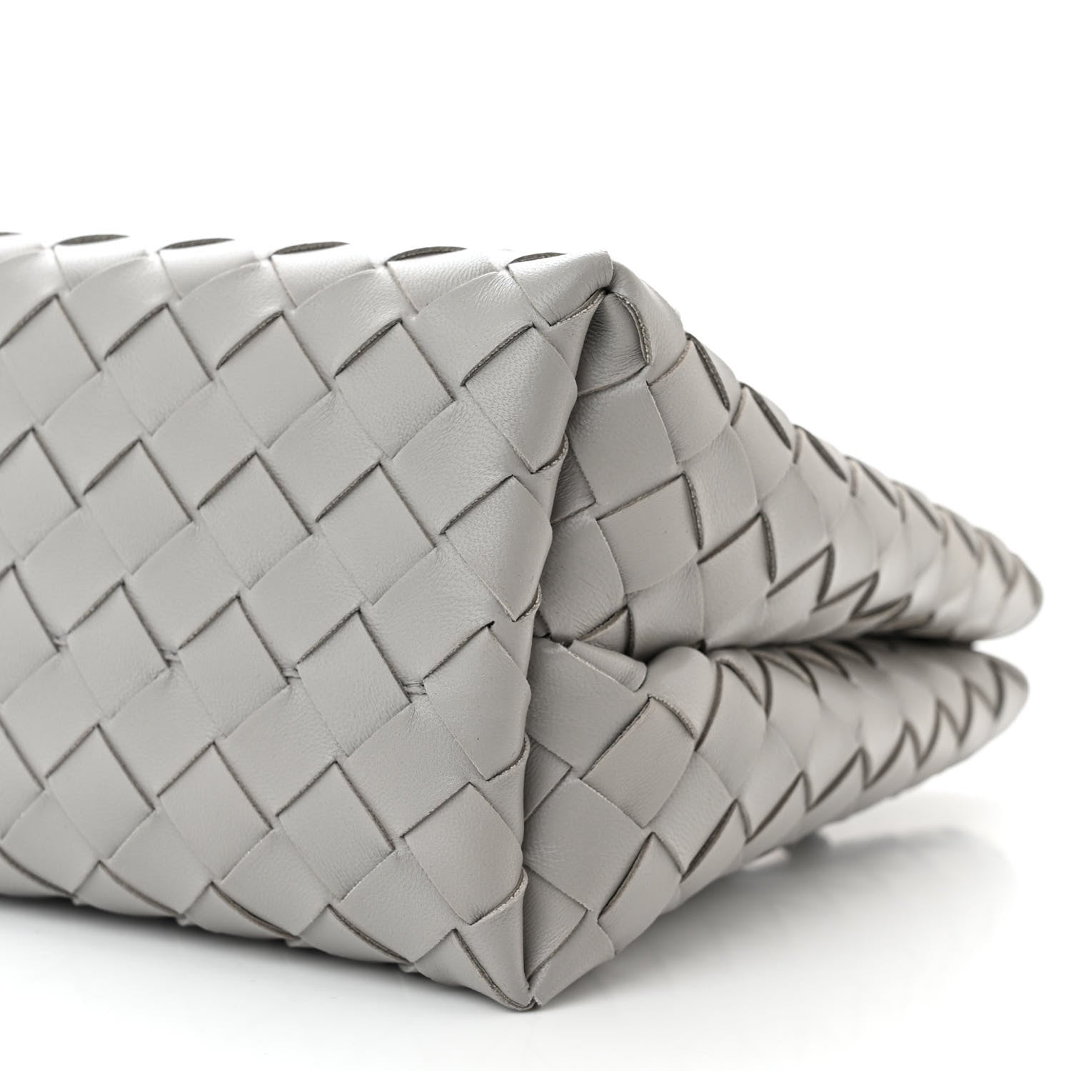 Bottega Veneta Nappa Intrecciato Small Andiamo Shoulder Bag Sterling 9 of 9