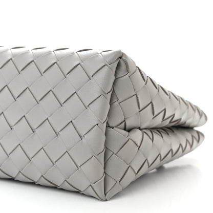 Bottega Veneta Nappa Intrecciato Small Andiamo Shoulder Bag Sterling 9 of 9