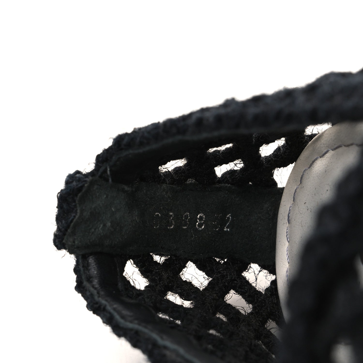 Chanel Cord Braided CC Mocassin Loafers 37.5 Black 10 of 10