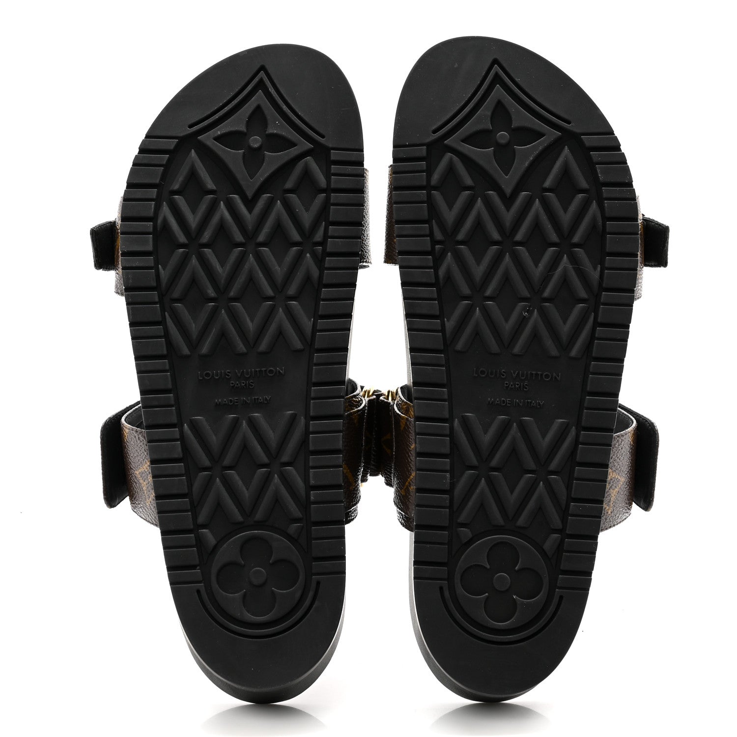Louis Vuitton Monogram Bom Dia Mule Sandals 38.5 Black 5 of 9