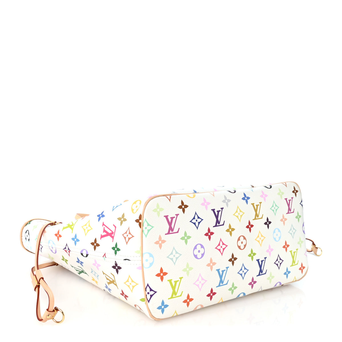 LV X TM Monogram Multicolor Neverfull MM White