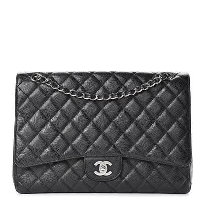Chanel Caviar Quilted Maxi Single Flap Black 1 of 10