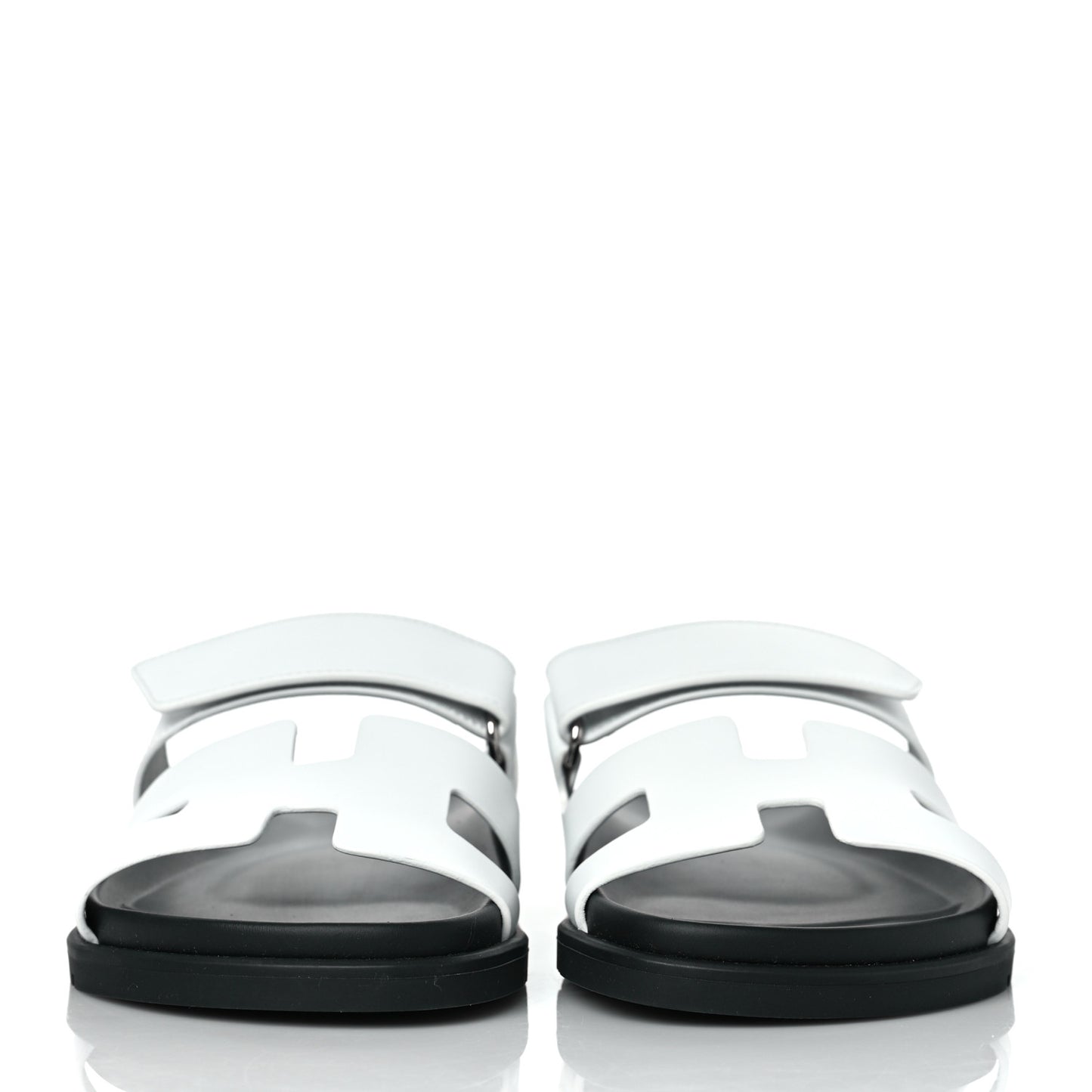 Calfskin Womens Chypre Sandals 37 White