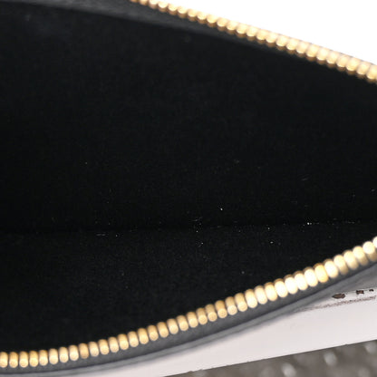 Saint Laurent Canvas Calfskin Tag Hobo White Black 6 of 12