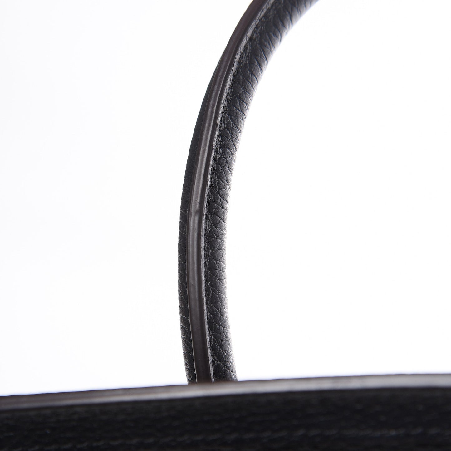 Drummed Calfskin Nano Luggage Black