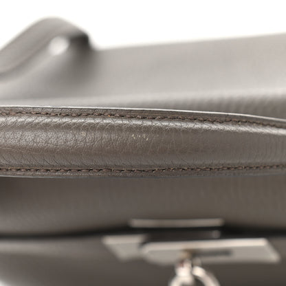 Hermes Taurillon Clemence Kelly Retourne 28 Etain 13 of 14