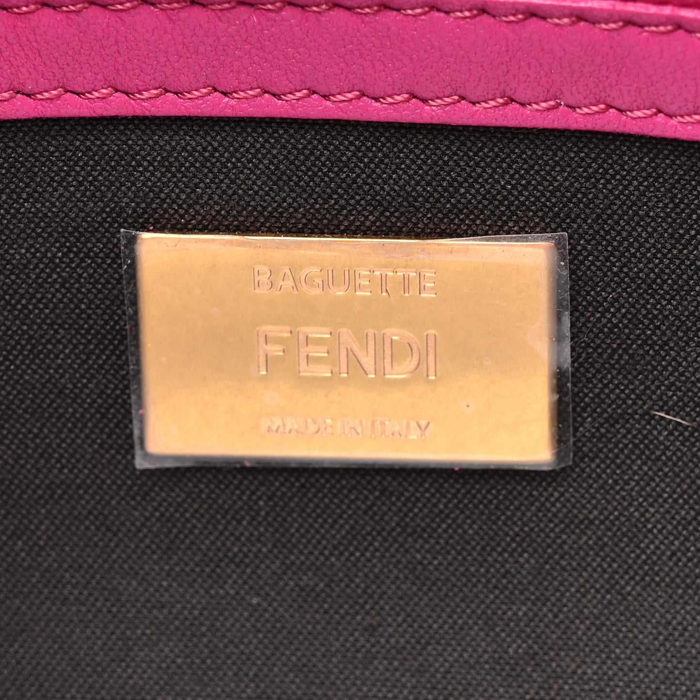 Nappa FF 1974 Embossed Baguette Ciclamino Pilar