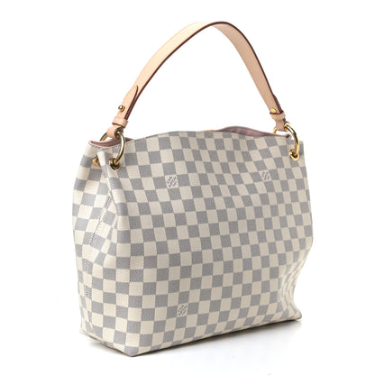 Louis Vuitton Damier Azur Graceful PM Rose Ballerine 2 of 4