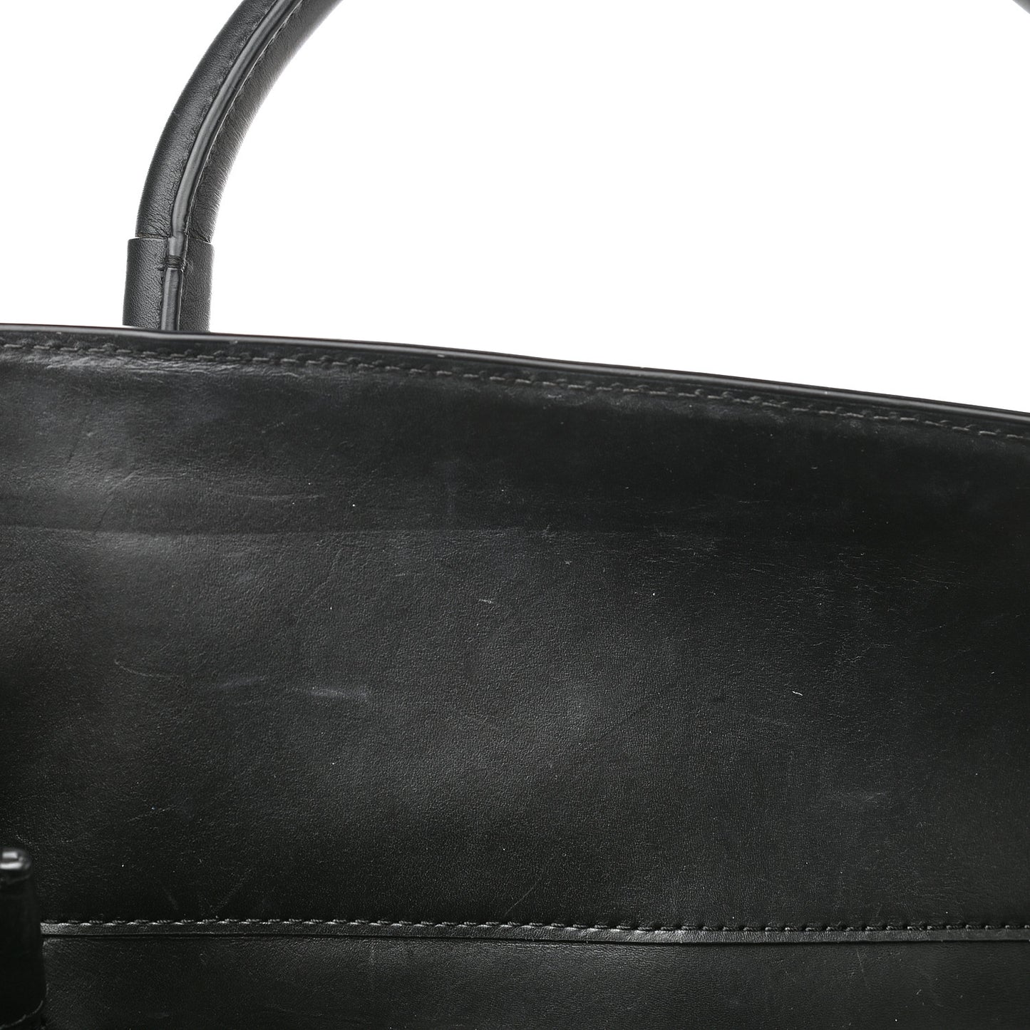 Smooth Calfskin Large Chastity Bag Black Rhodium Hardware