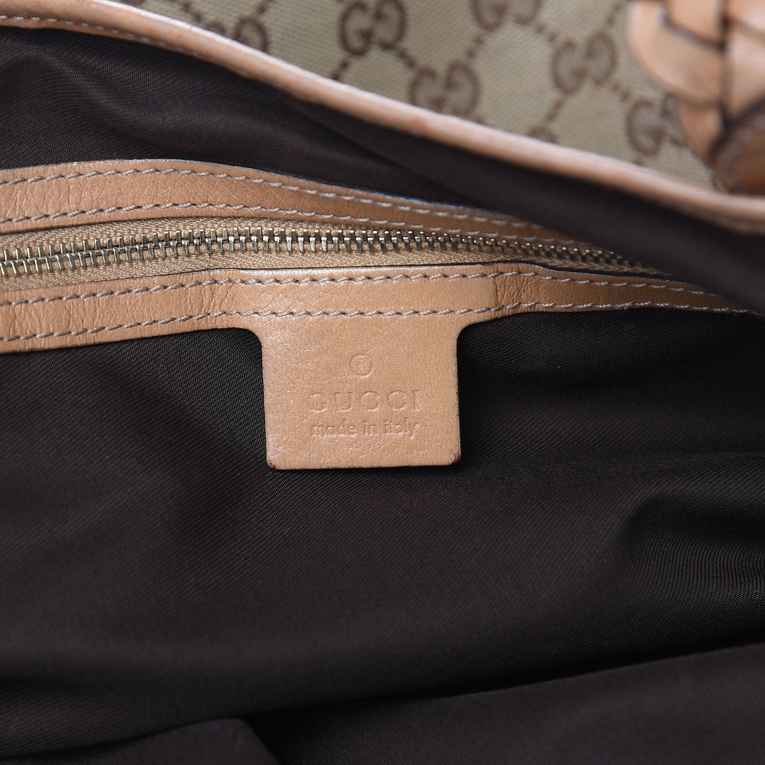 Gucci Monogram Medium Pelham Shoulder Bag Beige 6 of 17