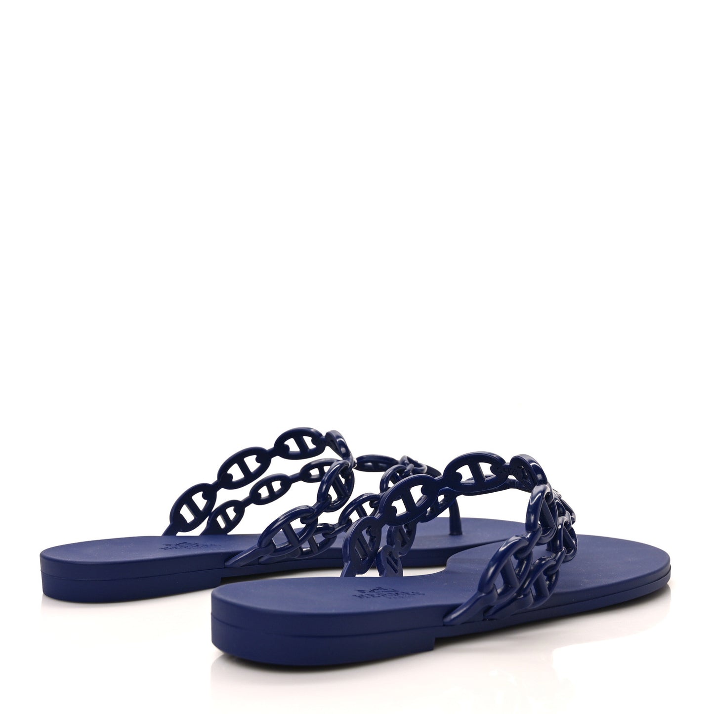 Rubber Chaine d'Ancre Island Sandals 38 Bleu Smalt