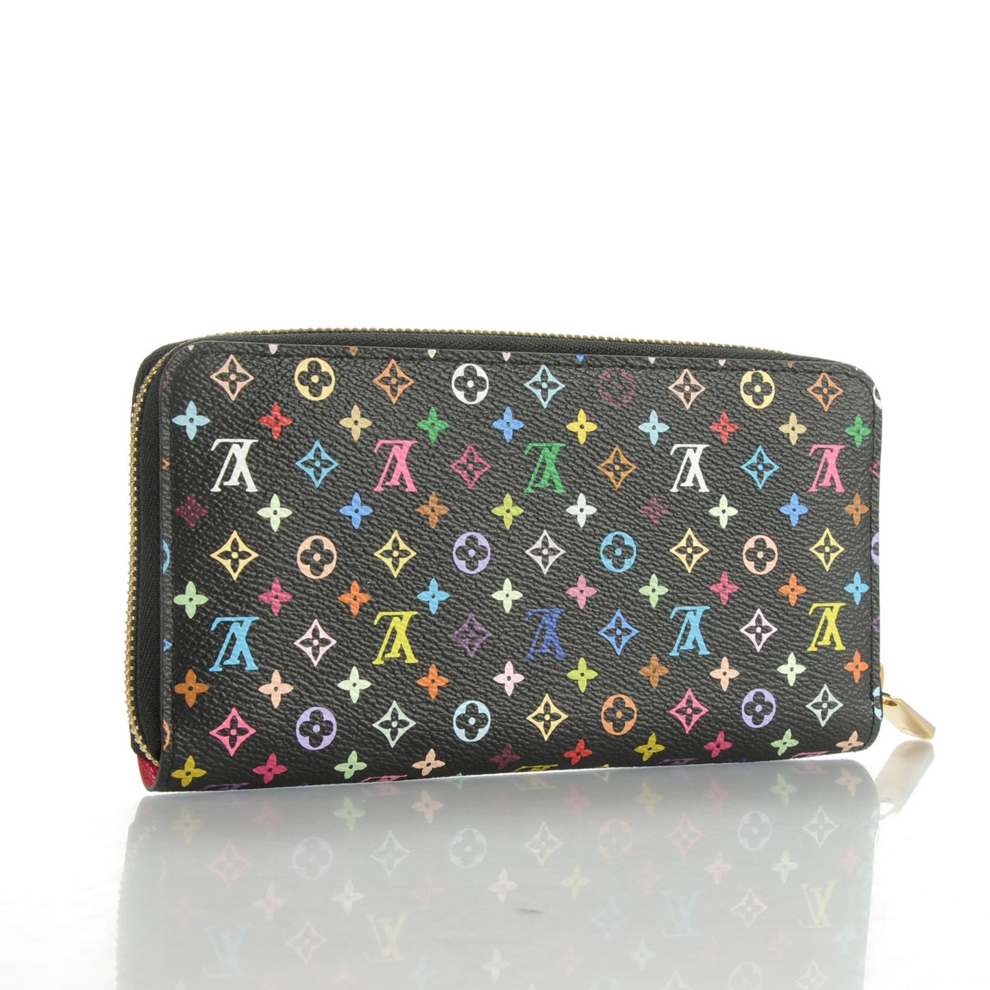 Monogram Multicolor Zippy Wallet Black Grenade