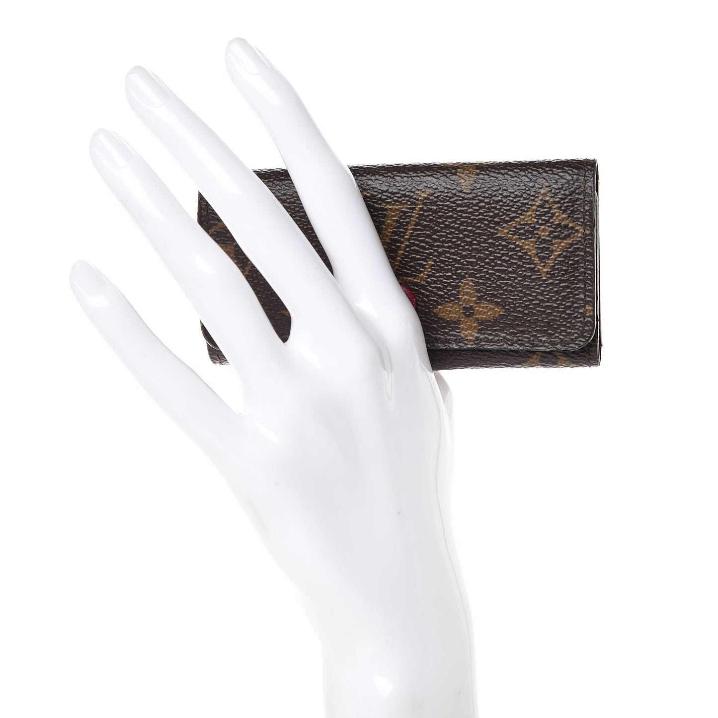 Monogram 4 Key Multicles Holder Fuchsia