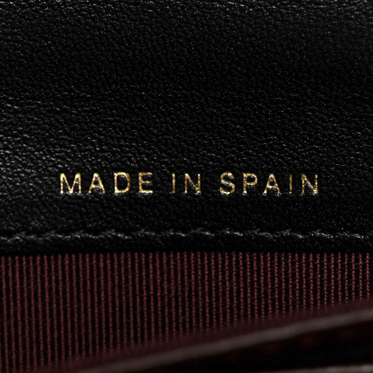 Lambskin Quilted Large Gusset Flap Wallet Black