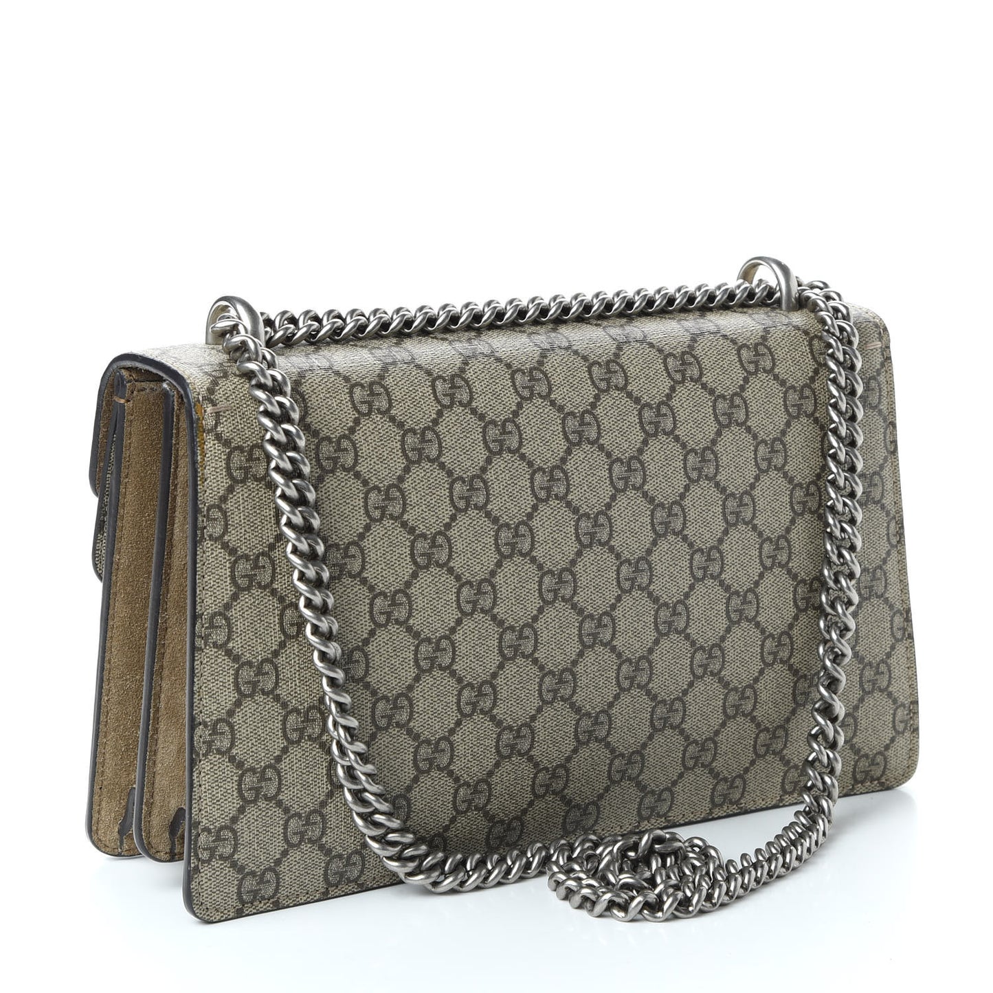 GG Supreme Monogram Small Dionysus Shoulder Bag Taupe