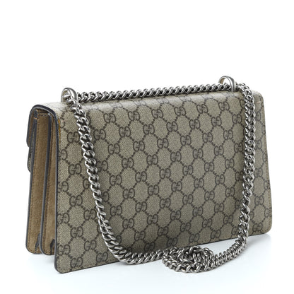 Gucci GG Supreme Monogram Small Dionysus Shoulder Bag Taupe 3 of 12